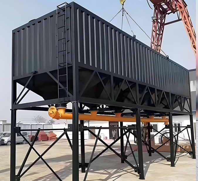 8吨卧式水泥仓发货视频